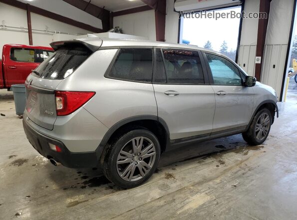 5FNYF8H53MB008634 2021 HONDA PASSPORT Silver უკანა ხედი
