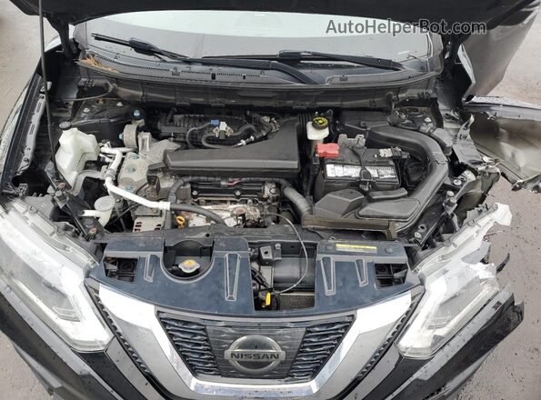 JN8AT2MV8HW027229 2017 NISSAN ROGUE Black Vista del compartimento del motor