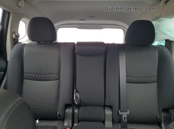 JN8AT2MV8HW027229 2017 NISSAN ROGUE Black Vista de los asientos traseros