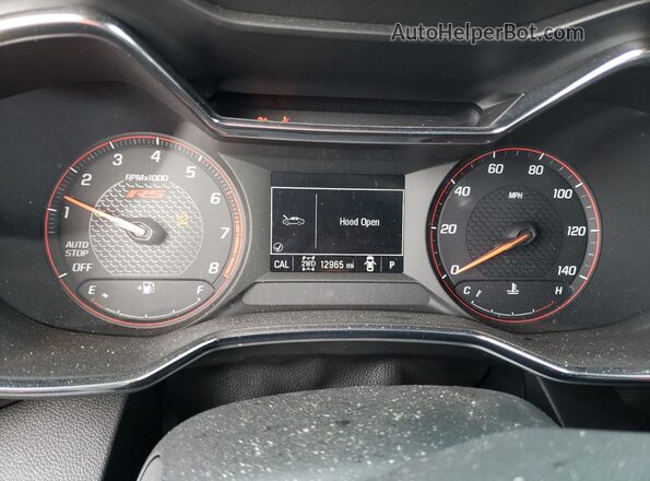 KL79MUSL4PB112600 2023 CHEVROLET TRAILBLAZER Black Вид щитка приладів