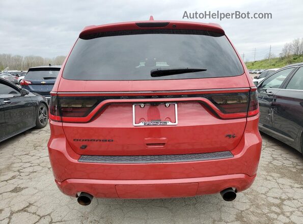 1C4SDJCT6JC323817 2018 DODGE DURANGO Красный Вид сзади