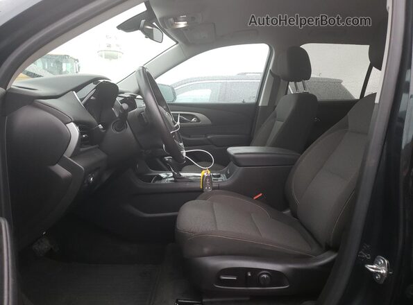 1GNERGKW7LJ323246 2020 CHEVROLET TRAVERSE Charcoal Вид салону спереду