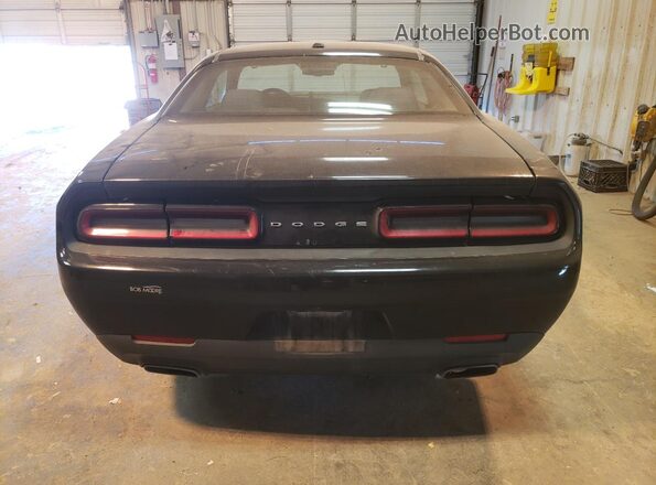 2C3CDZAG9HH658185 2017 DODGE CHALLENGER Black Rear interior view
