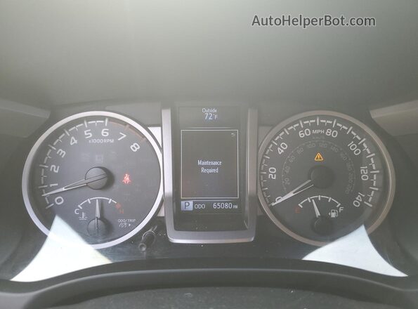 3TMCZ5AN5HM076042 2017 TOYOTA LE Silver Instrument cluster view