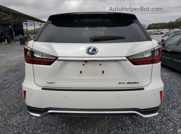 JTJDGKCA0J2005599 2018 LEXUS RX White Հետևի տեսք