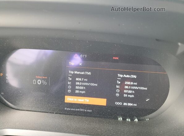 YSMED3KA9PL160523 2023 POLESTAR 2 Белый Вид щитка приборов