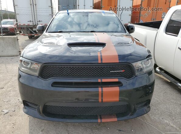 1C4SDHCT7JC186489 2018 DODGE DURANGO Black უკანა სავარძლების ხედი