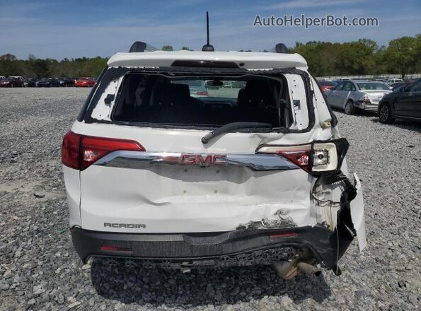 1GKKNLLAXJZ193534 2018 GMC ACADIA White Հետևի տեսք