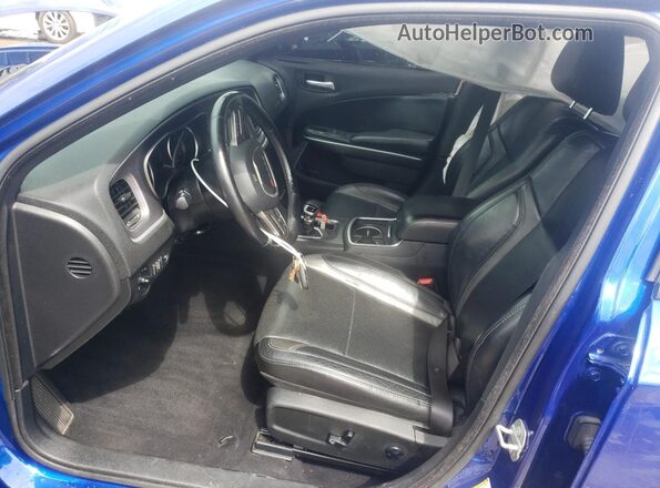 2C3CDXBG5LH152901 2020 DODGE CHARGER Blue წინა სალონის ხედი
