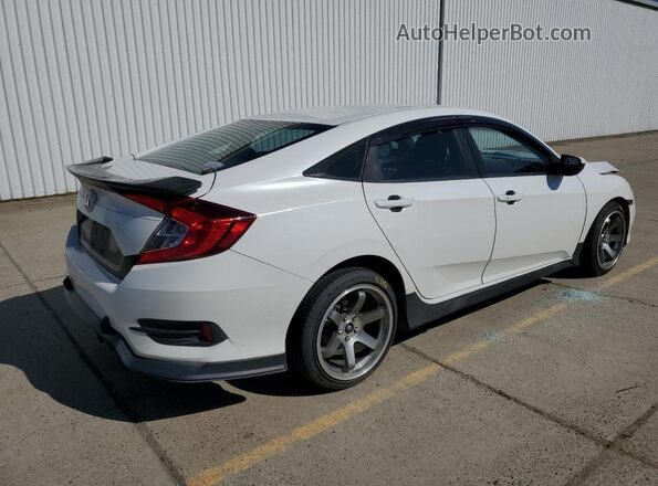 2HGFC2F83LH517627 2020 HONDA CIVIC Белый Задняя правая четверть