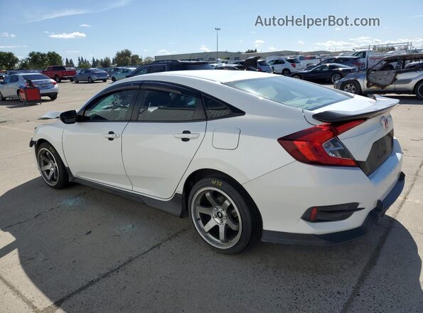 2HGFC2F83LH517627 2020 HONDA CIVIC Белый Задняя левая четверть