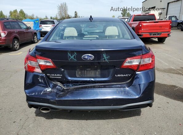4S3BNAD66J3014760 2018 SUBARU LEGACY Синий Вид задней части салона