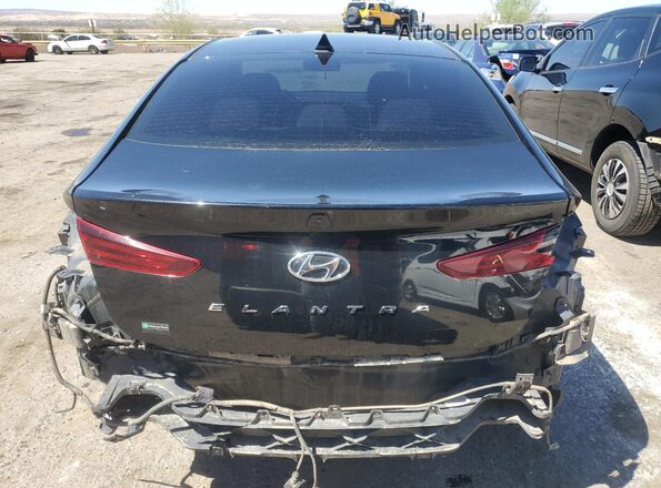 5NPD84LF9LH554016 2020 HYUNDAI ELANTRA Black უკანა ხედი