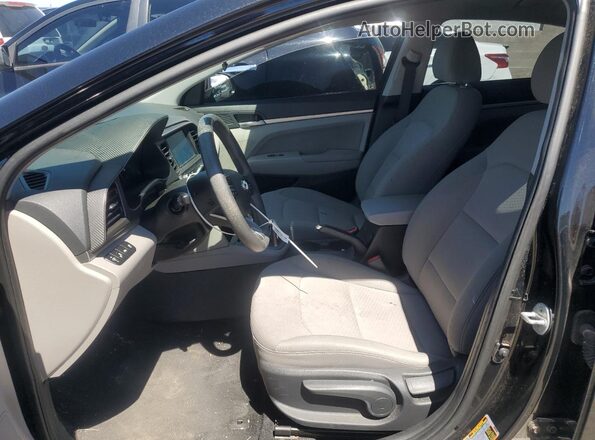 5NPD84LF9LH554016 2020 HYUNDAI ELANTRA Black წინა სალონის ხედი