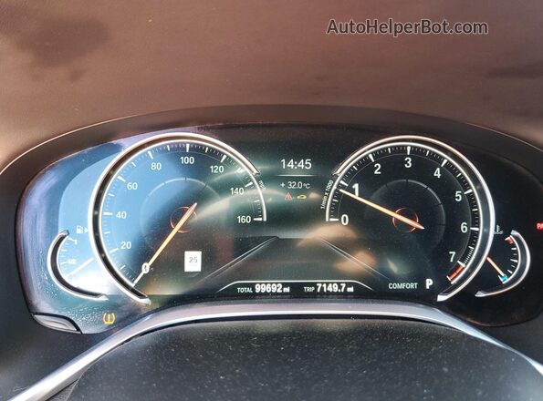 WBA7F2C54GG417202 2016 BMW 7 SERIES Серебряный Вид задней части салона