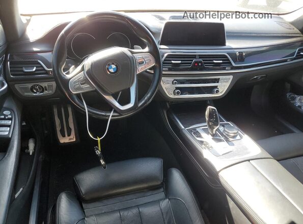 WBA7F2C54GG417202 2016 BMW 7 SERIES Серебряный Вид задних сидений