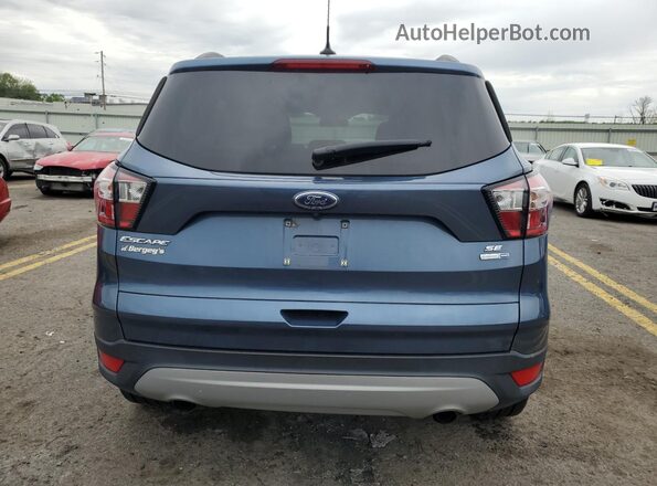 1FMCU9GD2JUB66475 2018 FORD ESCAPE Blue Սալոնի հետևի տեսք