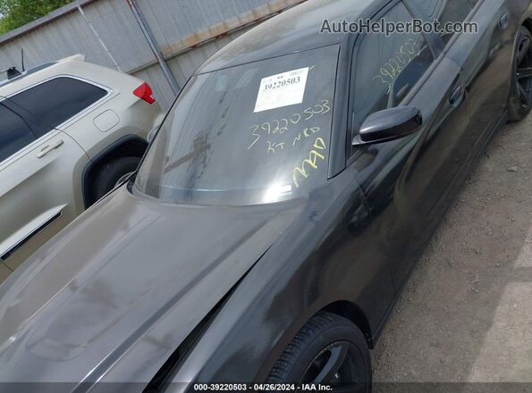 2C3CDXGJ4LH178118 2020 DODGE CHARGER Black Widok z przodu