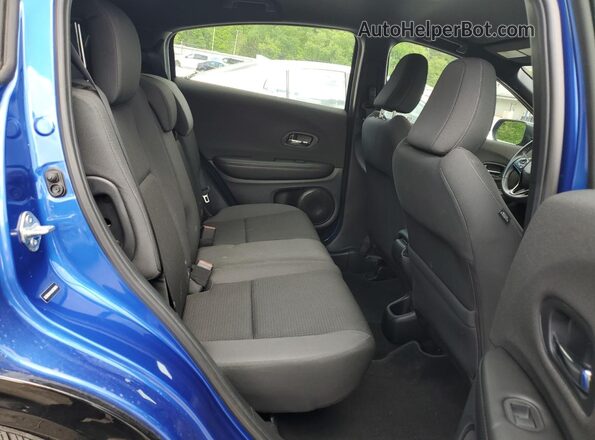 3CZRU6H1XLM728819 2020 HONDA HR-V Blue უკანა სალონის ხედი