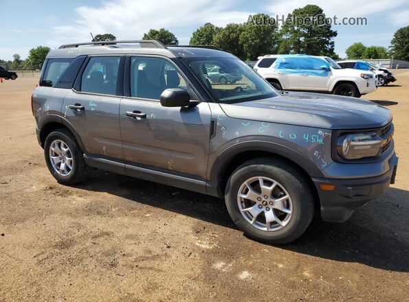 3FMCR9A69MRA03152 2021 FORD BRONCO Gray Widok wnętrza z przodu