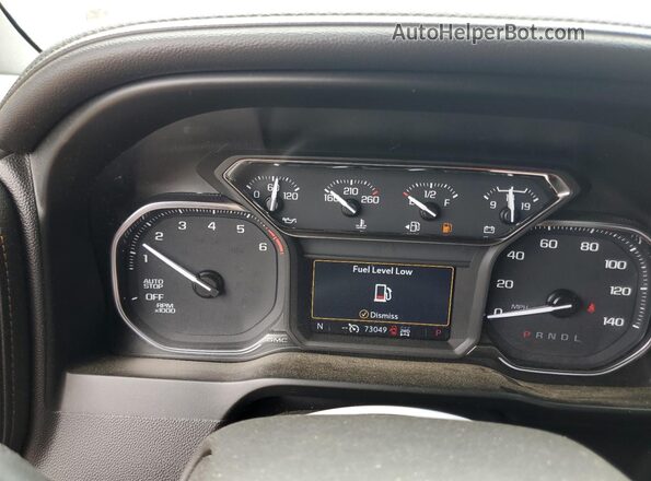 3GTP9EED2MG203194 2021 GMC SIERRA Red ხელსაწყოთა პანელის ხედი