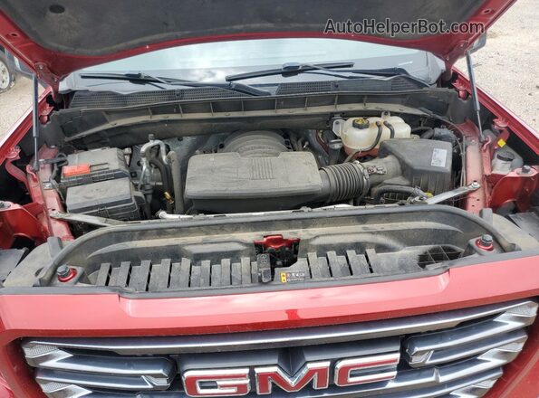 3GTP9EED2MG203194 2021 GMC SIERRA Red უკანა სალონის ხედი