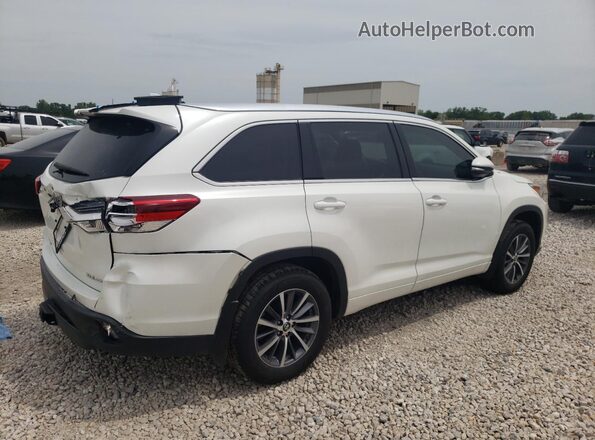 5TDJZRFH6JS542956 2018 TOYOTA HIGHLANDER White უკანა მარჯვენა
