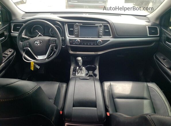 5TDJZRFH6JS542956 2018 TOYOTA HIGHLANDER White ხელსაწყოთა პანელის ხედი