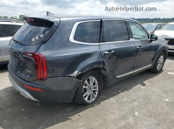 5XYP24HC5MG133044 2021 KIA TELLURIDE Gray უკანა მარჯვენა
