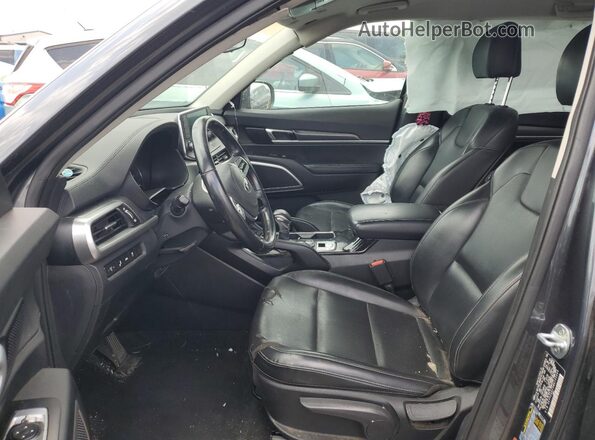 5XYP24HC5MG133044 2021 KIA TELLURIDE Gray წინა სალონის ხედი