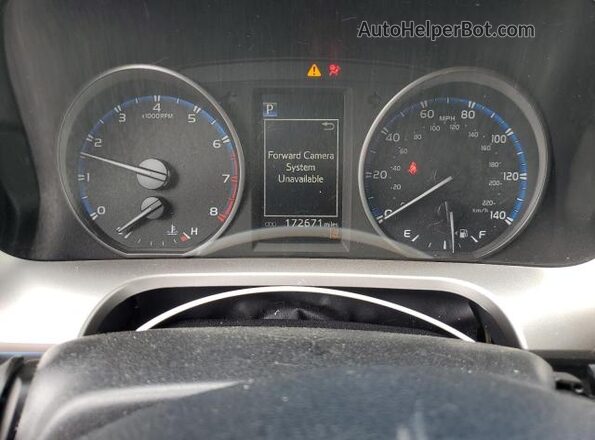 JTMBFREV4JJ213433 2018 TOYOTA LE Blue Instrument cluster view