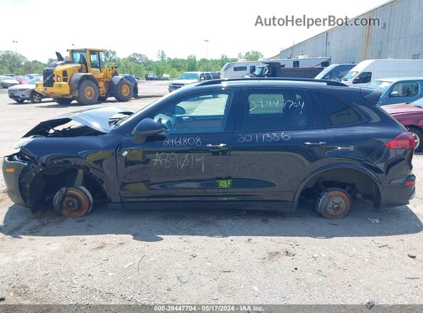 WP1AA2A29HKA89014 2017 PORSCHE CAYENNE Black Widok wnętrza 360 stopni
