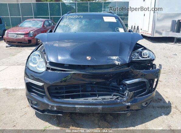 WP1AA2A29HKA89014 2017 PORSCHE CAYENNE Black Widok zestawu wskaźników