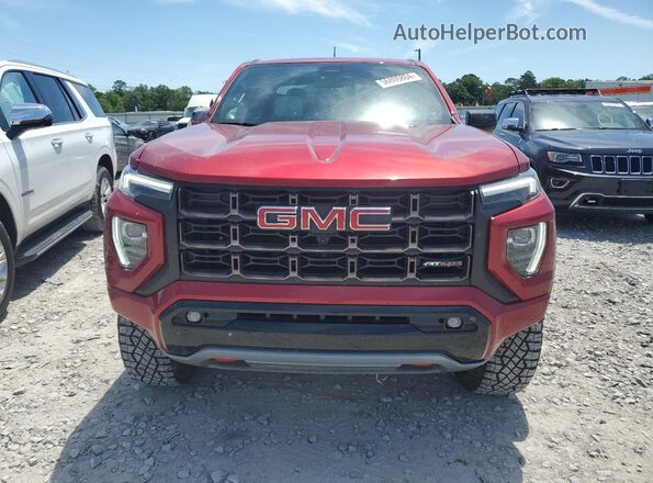 1GTP6EEK6R1134054 2024 GMC CANYON Maroon Rear seats view