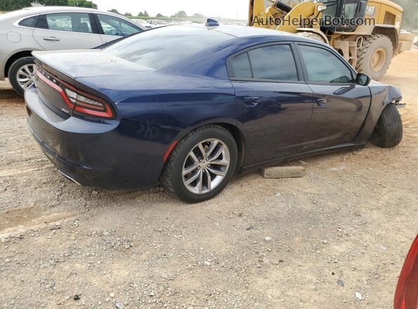 2C3CDXHG3GH197056 2016 DODGE CHARGER Blue უკანა მარჯვენა