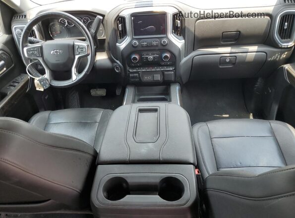 3GCPYFED8MG113797 2021 CHEVROLET SILVERADO Black Widok deski rozdzielczej