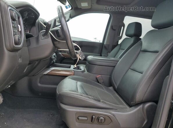 3GCPYFED8MG113797 2021 CHEVROLET SILVERADO Black Widok wnętrza z przodu