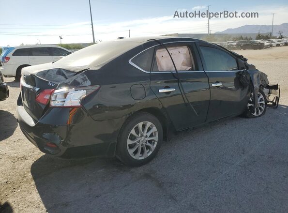 3N1AB7AP0JY225483 2018 NISSAN SENTRA Black Tył prawy