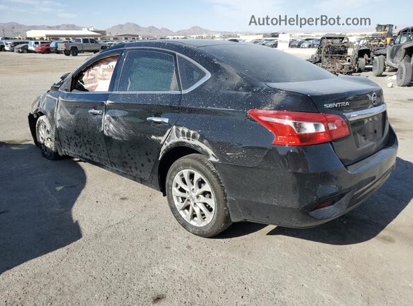 3N1AB7AP0JY225483 2018 NISSAN SENTRA Black Tył lewy