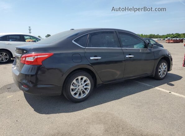 3N1AB7APXKY209017 2019 NISSAN SENTRA Black Հետևի աջ