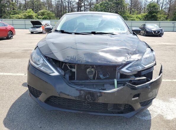 3N1AB7APXKY209017 2019 NISSAN SENTRA Black Դիմացի տեսք