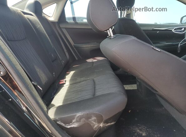 3N1AB7APXKY209017 2019 NISSAN SENTRA Black Հետևի նստատեղերի տեսք