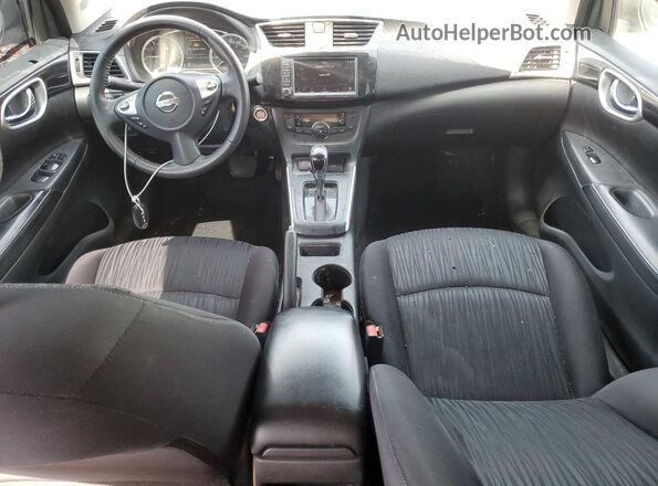 3N1AB7APXKY209017 2019 NISSAN SENTRA Black Առջևի վահանակի տեսք