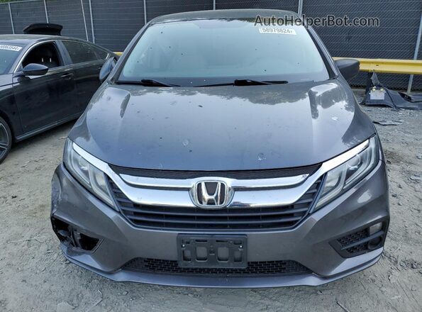 5FNRL6H24KB040674 2019 HONDA ODYSSEY Gray წინა ხედი
