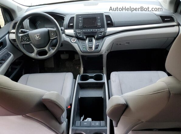 5FNRL6H24KB040674 2019 HONDA ODYSSEY Gray წინა პანელის ხედი