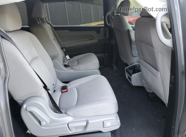 5FNRL6H24KB040674 2019 HONDA ODYSSEY Gray უკანა სალონის ხედი