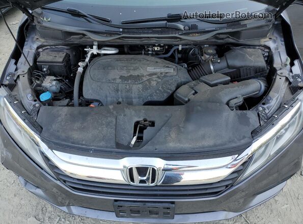 5FNRL6H24KB040674 2019 HONDA ODYSSEY Gray ძრავის განყოფილების ხედი
