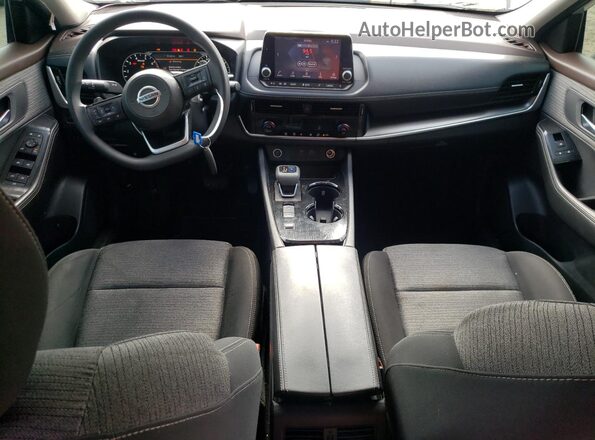 5N1AT3BA8MC737949 2021 NISSAN ROGUE Серебряный Вид щитка приборов