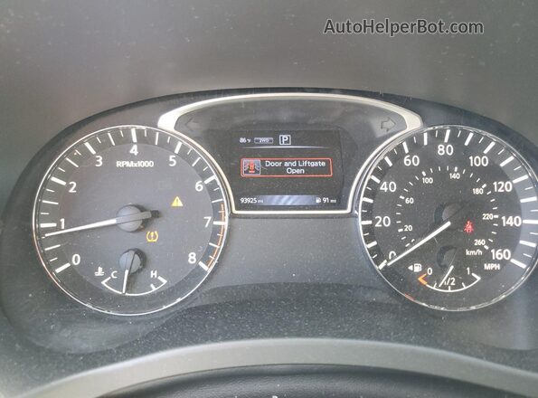 5N1DR2MMXHC684142 2017 NISSAN PATHFINDER Серебряный Вид щитка приборов