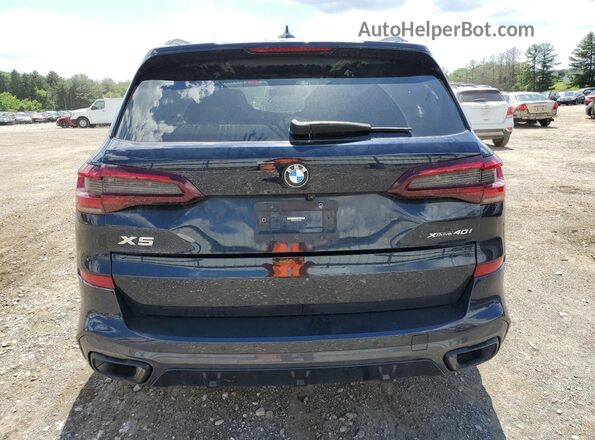 5UXCR6C07N9J93993 2022 BMW X5 Blue Rear interior view